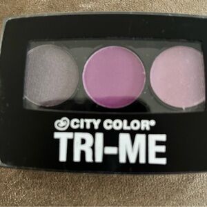 City Color Tri-Me Eyeshadow Trio - Lavender, Violet, Mauve